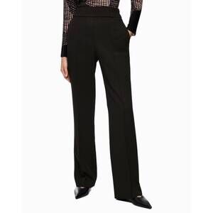 NEW MARC CAIN banded waist trousers in black